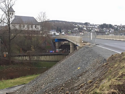 Kurze Baustellenbesichtigung an der HTS-Südverlängerung