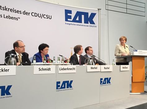 Angela Merkel beim EAK