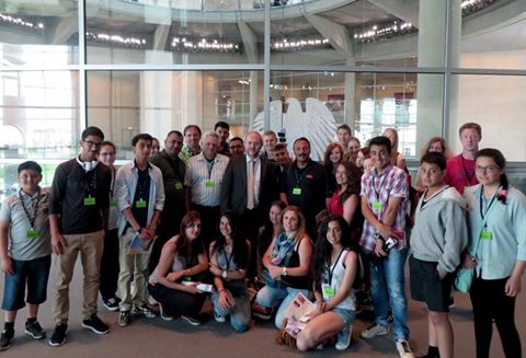 Gemeinsamer Besuch der Freien Christlichen Realschule Siegen und ihrer Partnerschule aus Karak/Jordanien