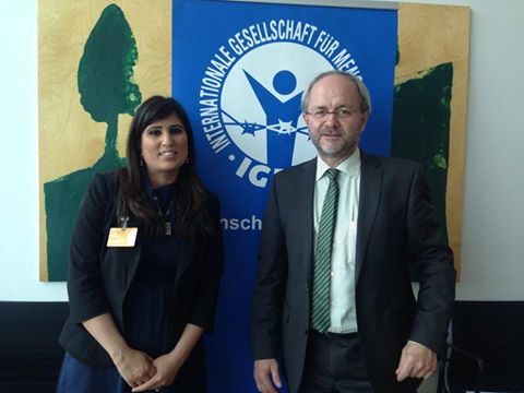 Naghmeh Abedini und Volkmar Klein