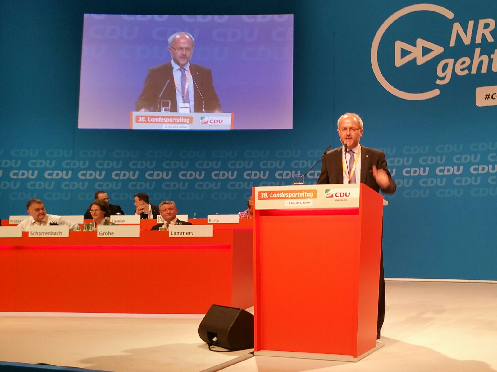 Volkmar Klein auf dem Landesparteitag der CDU